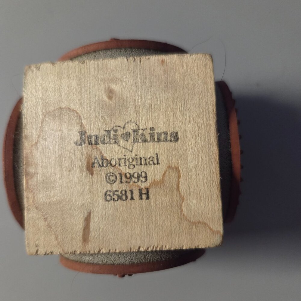 ABORIGINAL CUBE Judikins Rubber Stamps 6581H Star Moon Sun Celestial Motifs fd25